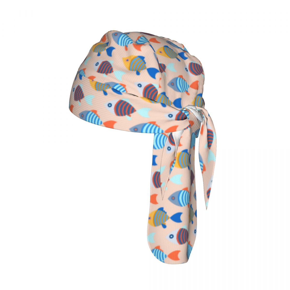 Outdoor Sport Background - Sneldrogende bandana, zonwerende hoofddoek, vis, heldere