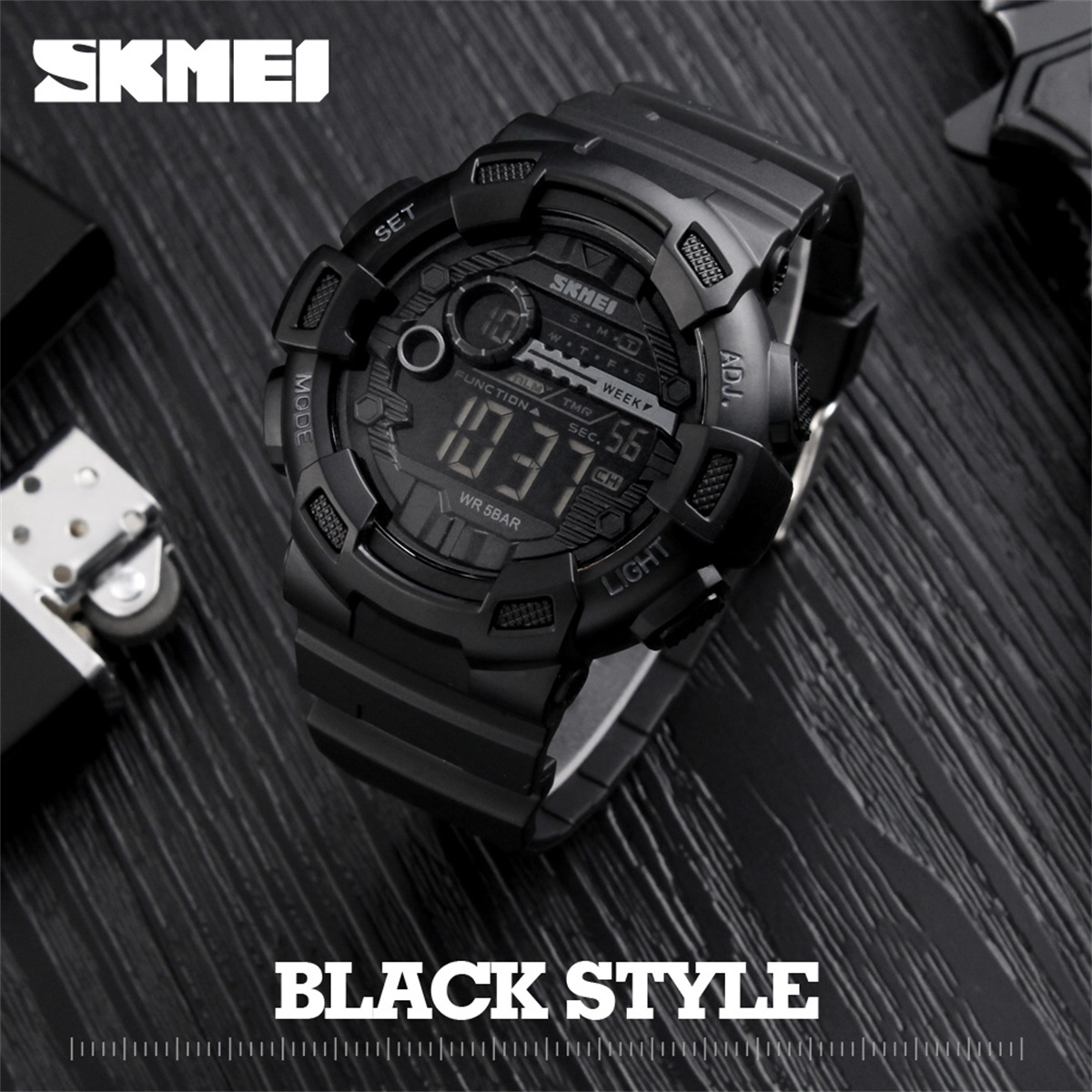 Outdoor Sports List - SKMEI Sport Elektronisch Horloge Heren Multifunctioneel