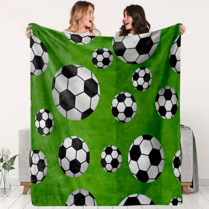 Outdoor Sport Background - Retro zwart wit voetbal groene achtergrond