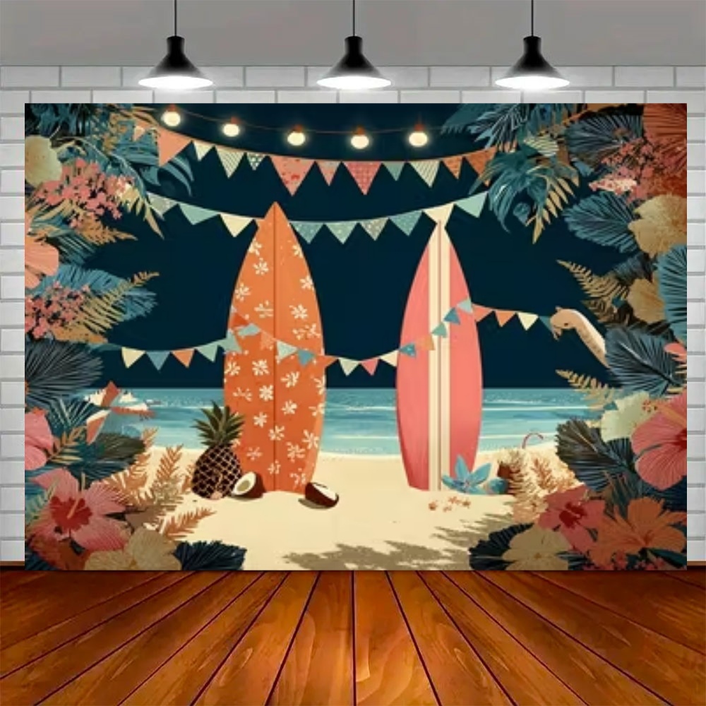 Zomer surfplank thema achtergr - Outdoor Sport Background recensie en prijs