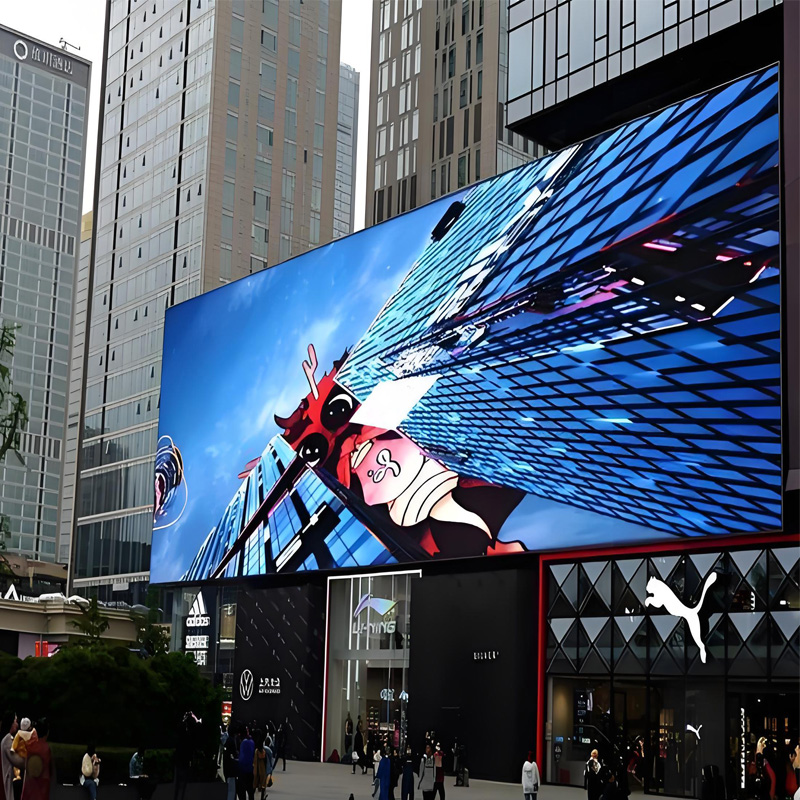Outdoor reclame LED-scherm 3D  - Outdoor Sport Background recensie en prijs