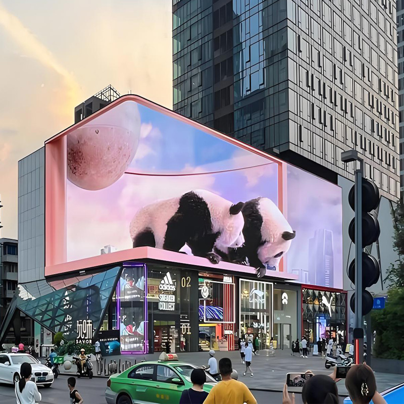 Outdoor reclame LED-scherm 3D  - Outdoor Sport Background recensie en prijs