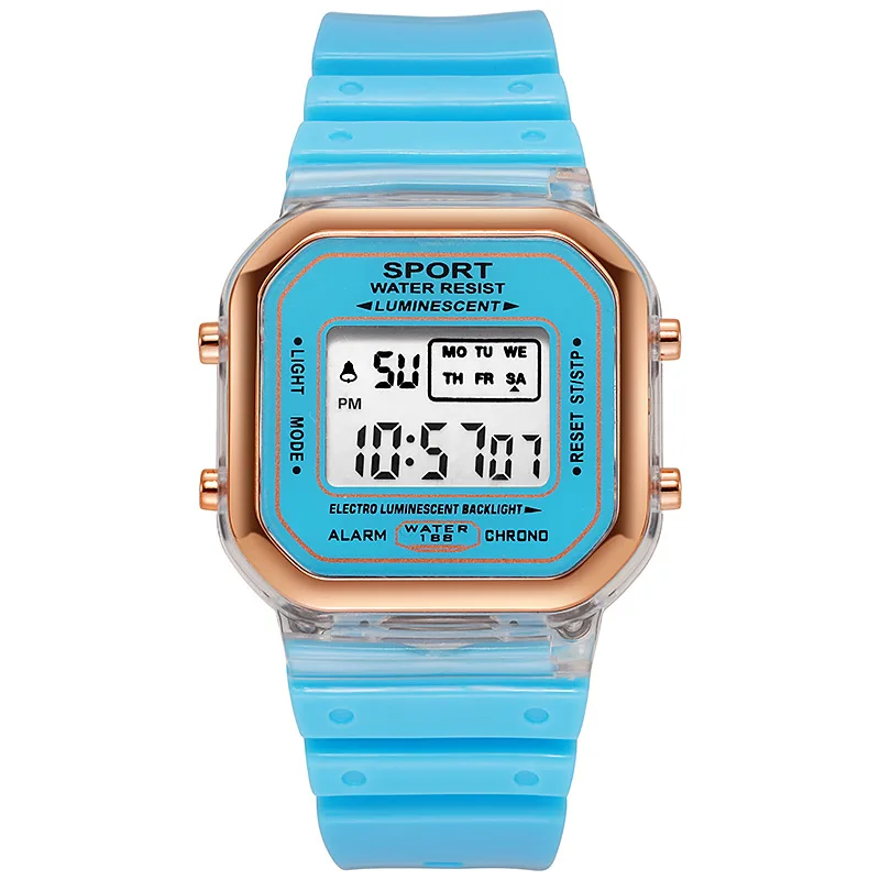 Modemerk Student Transparant E - Outdoor Sport Watch recensie en prijs